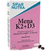 Sifar Nutra Mena K2+D3 | Vitamina K2 MK-7 e D3 | 30 pz Capsule