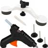 Retoo 7pcs Set Riparazione ammaccature in Pasta, Riparazione estrattore ammaccature Martello Scorrevole, Set di Strumenti estrattore Riparazione ammaccature, Danni da grandine Riparazione ammaccature