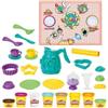 Play-Doh Kitchen Creations - Set da gioco Coffee 'n Tea Party con 8 colori, tappetino da gioco, oltre 15 strumenti