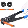 AMZCNC Pinza a pressa con profilo TH, 16-20, per tubi compositi con raccordi del contorno TH, inserti a ganasce TH16, TH20 inclusi, adatta per tubi compositi da 16 mm e 20 mm