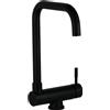RIVESHOP - miscelatore cucina con canna abbattibile nero - SHOP0000485