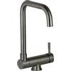 RIVESHOP - miscelatore cucina con canna abbattibile nichel spazzolato - SHOP0000486