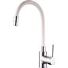 RIVESHOP - miscelatore cucina con canna flessibile e girevole bianca - SHOP0000435