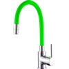 RIVESHOP - miscelatore cucina con canna flessibile e girevole verde - SHOP0000440