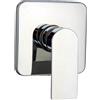 RIVESHOP - SERIE 18 miscelatore doccia incasso a 1 via quadro cromo - SHOP0000463