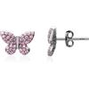 ALFIERI & ST. JOHN 925 Orecchini incanto in argento con zirconi rosa