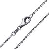 MATERIA by Matthias Wagner MATERIA - Catena in argento sterling ossidato e anticato 925 per uomo e donna, 1 mm x 40 - 80 cm K96 e Argento, colore: argento, cod. K96