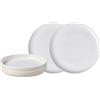 Villeroy & Boch Crafted Cotton Servizio Tavola In Porcellana Set 4 Pz