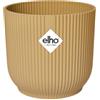 Elho Vibes Fold Round 18-100% Plastica Riciclata - Vaso per Piante da Interno - Ø 18.3 x H 16.8 cm - Butter Yellow