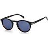 David Beckham Occhiali da Sole DB 1036/S BLACK HAVANA/BLUE GREY 49/23/145 uomo