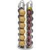 MACOM Just Kitchen 831 Totem Dispenser 24 Capsule Portacapsule caffè, Acciaio, Argentato