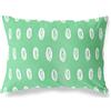 BonaMaison Decorative Cushion Cover, Petrol Green-White Throw Pillow Covers, Home Decorative Pillowcases for Livingroom, Sofa, Bedroom, Size: 45X60 Cm - Designed and Manufactured in Turkey
