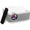 KODAK FLIK X10 Full HD Proiettore multimediale | Mini sistema Home Theater compatto portatile con telecomando, videoproiezione nativa 1080p e cavo HDMI