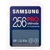 Samsung Memorie PRO Ultimate Scheda SD per Fotografia da 256GB, UHS-I U3, Fino a 200 MB/S (MB-SY256S/WW)