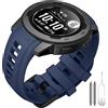 ANBEST Compatibile con Instinct 2S Cinturino, Braccialetto Sport di Ricambio in Silicone Adatto per Instinct 2S Solar Smart Watch, Pietra