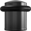 Amig - Fermaporta | Protezione dagli Urti | Installazione Facile, Viti Incluse | Colore Nero | Ø28 mm | Ammortizzatore in Gomma | Zamak