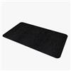 Comart - Tappeto Cucina Nancy - Antiscivolo - Lavabile in Lavatrice - Moderna Passatoia in Ciniglia - Runner per Corridoio e Cucina - Morbido e Resistente - Made in Italy - Nero - 50x130 cm