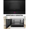 Bosch BEL7321B1 apertura a sinistra. Forno a microonde da incasso, nero. Volume 21 litri