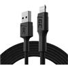 Green Cell Cavo Lightning Green cell PowerStream per iPhone/Ipad usb-A/cavo lighting 1.2m Nero [AKGCETU00000030]