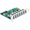 Delock Scheda PCI Express Delock 7x USB 3.2 SATA a 15 pin Verde/Grigio [90104]