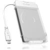 Icybox Box hard disk Esterno IcyBox IB-AC703-C per Disco Rigido 2.5'' Usb 3.0 Bianco [60007]