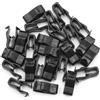 A ABSOPRO Fermi per Cruscotto Auto Clip di Fissaggio Console Auto Nero (Set di 25)