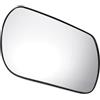 MIRROVIA Specchio Retrovisore Destro Riscaldato Per Mazda 3 03-08 1 Pezzo | Vetro Reale Bianco 18.7cm 2 PIN Regolazione Elettrica Asferico Con Piastra Di Supporto Ricambio Sostituzione Auto