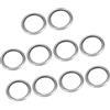 A ABSOPRO Guarnizione Tappo Scarico Per Mitsubishi Lancer 05-14 10 Pezzi | Acciaio, Argento, 14x19x2mm, OE: MD050317. Per Mitsubishi Outlander 03-14, Per Mitsubishi Eclipse 01-12.