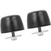 A ABSOPRO Cofano Bump Stop KJ71051BK Per Jeep Wrangler JK 2018 2 Pezzi | Materiale: Gomma, Colore: Nero, Dim.: 4.3x3.5x4.5cm, Per Jeep Wrangler 87-95, Per Jeep Wrangler 97-17, Sostituzione OEM.