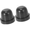 A ABSOPRO Coperchio Antipolvere Faro Auto Nero 2 Pezzi Per Fari Gomma | Diametro Interno 60mm, Dimensioni 5.4x6.8cm, Impedisce Condensa E Polvere, Per HID E LED Aftermarket, Per Proiettori
