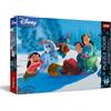 Trefl Premium Plus Quality - Lilo & Stitch Puzzle, Winter Stitch - 1000 pezzi, serie di puzzle con personaggi delle fiabe, per adulti e bambini dai 14 anni in su