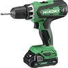 HiKOKI Akkuschrauber DS18DF (Li-Ion, 18 V, 2 Gang, 53 Nm, LED-Licht, Koffer, inkl. 2 x 2.0 Ah Akku und Ladegerät)