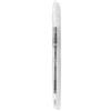 Muji, penna a sfera cancellabile sottile, punta da 0,38 mm, stile bussante, trasparente (nero)