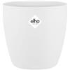 Elho Brussels Round 30 - Vaso per Interno - 100% Plastica Riciclata - Ø 29.5 x H 27.1 cm - White
