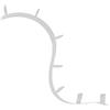 Kartell Bookworm Mensola da Parete, 7 Reggilibri, PVC, Alluminio