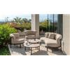 Talenti Salotto James Set Sofa, 2 Poltrone Living e Tavolo Caffé D88 Beige Mokka