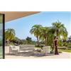 Talenti Salotto James Set Sofa, 2 Poltrone Living e Tavolo Caffé D88 Bianco Beige