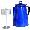 Mil-Tec Unisex - Adulti Smalto M.Percolator Caffettiera Blu, Taglia unica