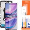 AGCUT Display LCD per Xiaomi Redmi Note 12 Pro Plus 5G Display per Redmi Note 12 Pro+ 5G 22101316UCP, 22101316UG Touch Screen Digitazer Assembly con kit di riparazione (nero con cornice)