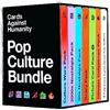 Cards Against Humanity - Gioco di società Pop Culture Bundle, 6 pacchetti a tema più popolari + 10 carte esclusive, motivo cultura di massa (versione inglese)