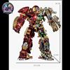 Iron Man Hulkbuster Figure 29cm - 2776 Pezzi Building Set Modello Dissezionato