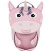 Affenzahn Amico Piccolo Zaino per l'asilo per bambini da 1 a 3 anni ergonomico riflettente linguetta con targhetta per il nome Unicorno - Rosa