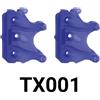 TECO K-BLOC Staffe di Fissaggio Alte TECOFIX - Cod. TX001 (10 pz.)