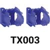 TECO K-BLOC Staffe di Fissaggio Per Valvole Diritte TECOFIX - Cod. TX003 (10 pz.)