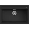 Elleci PRONTA CONSEGNA - SPEDIZIONE IMMEDIATA Elleci LKB13086 Lavello da Incasso 1 Vasca Monovasca 79 x 51 cm finitura Keratek Black 86 Best 130
