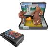 Console Heroes Statuetta da collezione Altered Beast - Console Heroes - Replica cartuccia pieghevole Sega Mega Drive, Diorama di gioco retrò con statuette lupo mannaro e Boss Aggar, decorazione cimitero