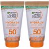 Garnier Ambre Solaire Hydra 24 Spf50 Lotion 2x50 ml Crema solare