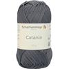 Schachenmayr Catania 9801210, Filo per maglieria, filato per uncinetto, in Cotone, 100% cotone, antracite., 11,5 x 5,2 x 6 cm