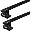 Thule Portatutto Thule con WingBar Black Hyundai Santa Fe 5-dr SUV con tetto vuoto 16-18