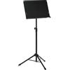 GEWA Leggio da orchestra GEWA - Metallo - pieghevole - Piano in materiale pieno e rimovibile - ABS e giunto a prisma - Altezza 67-120 cm - Peso 3,8 kg - Nero